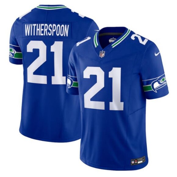 Mens or Youths Choose Devon Witherspoon Stitched Vapor Royal Jersey
